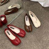 PICSGIRL  -  NEW Fashion Woman Microfiber Leather Comfy Flats Split Toe Slippers Soft Bottom Loafers Moccasins Tabi Ninja Shoes US5-9