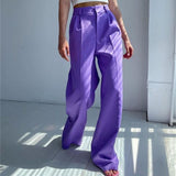 2000s fashion New Wide-Leg Mopping Trousers Straight Draping Suit Pants High Waist Suit Pants