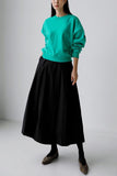 2000s fashion New Elastic Waist Skirt Women's A- line Skirt Mid-Length Fashion Casual Skirt Versatile Large Swing Temperament Loose Skirt