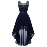 homecoming dresses 2024 Summer New Waist-Tight Solid Color Sleeveless Lace Hepburn Daily Dress Factory