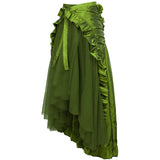 dress to impress codes plus Size Women Steampunk Gothic Wrap Skirt Victorian Ruffled Pirate Skirt