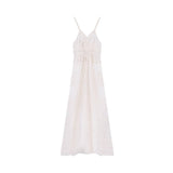 dress to impress Lace Small Sling Dress Women's Summer 2024 New French White Seaside Holiday Dress Skirt Two-Piece Set