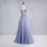 =pop culture dress to impress Heavy Industry Beaded Crystal Ball Gown 2024 New Autumn and Winter Strap Long Sexy Tulle V-neck Evening Gown