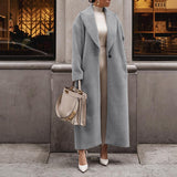 outfit inspo fall 2024 Autumn and Winter Direct Selling Warm Coat Long Sleeve Lapel Women's Plush Top Women's Overcoat