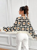 barn jacket outfits New Crocheted Hollow-out Sweater Tassel Outerwear Blouse Stacked Top