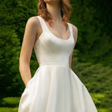 cherry blossom dress to impress Registration Dress White Engagement Dress French Style Light Wedding Dress Small Daily Casual Wear Can Be Worn at Ordinary Times