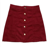 outfit inspo fall Women's Online Red Niche Suede High-End Fashion Autumn and Winter Skirt