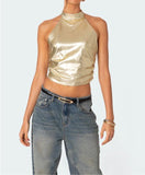 =outfit inspo 2024 Solid Color Vest Women's American Hot Girl Top Y2g Outer Wear Ins Style Retro Hip Hop Navel Sexy