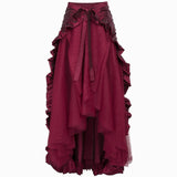 dress to impress codes plus Size Women Steampunk Gothic Wrap Skirt Victorian Ruffled Pirate Skirt