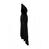 movie premiere dress to impress Women's Clothing 2024 Summer New Sexy Slim-Fit Backless Pleated Hollow-out Strap Long Dress