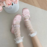 PICSGIRL  -  New Butterfly-knot Women Flat Shoes Fashion Shallow Ladies Mary Jane Ballerinas Flat Heel Casual Ballet Shoes