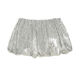 PICSGIRL  -   Women Y2K Spangly Mini Skirt Stylish Bubble Hems Low Rise Short Skirt Clubwear Aesthetic Sexy Skirts Rave Outfits