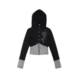 PICSGIRL  -  Heavy Autumn Winter Japan Harajuku Clothing Y2k Aesthetic Punk Knitted Hoodies American Vintage Long Sleeve Streetwear Clothes