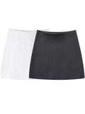 PICSGIRL  -  Spring Women Fashion Mini Skirts Casual Elastic High Waist Short Skirt Female Elegant Solid Slim Fit Pencil Wrap Skirts