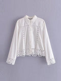 PICSGIRL  -  Summer Women Sweet Suits 2 piece Sets White Lace Shirts Tops and Shorts Female Fashion Street Two pieces Clothing