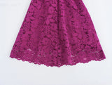 PICSGIRL  -  High-end lace short suspender dress for women summer new French style pure desire sexy backless A-line skirt