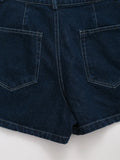 PICSGIRL  -  Vintage Blue Denim Skirt Women 2024 New Summer Chic Casual High Waist Pocket Mini Skirts Simple Fashion Shorts Faldas Female