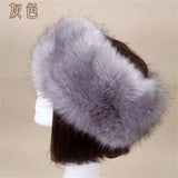 PICSGIRL  -  Winter Thick Furry Hairband Fluffy Russian Faux Fur Women Girl Fur Headband Hat Winter Outdoor Earwarmer Ski Hats Hot