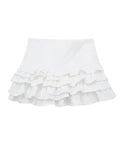 PICSGIRL  -  Female 2024 Summer Fashion Mini Pleated Skirt Casual White High Waist Ruffle Skirt Zipper Female Sweet Mini Skirts Y2K