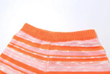 PICSGIRL  -  Sexy Summer Crochet Women 2 Piece Set Thin Beach Vacation Hollow Tank Tops+Shorts Stretch Matching Streetwear Outfits