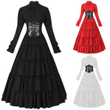 PICSGIRL  -  Halloween Costumes for Women  Cosplay Costume Women Love Live Medieval Women's Dress Renaissance Women's Dress Irish Long Dress