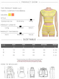 PICSGIRL  -  Sexy Summer Crochet Women 2 Piece Set Thin Beach Vacation Hollow Tank Tops+Shorts Stretch Matching Streetwear Outfits