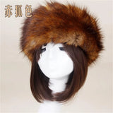 PICSGIRL  -  Winter Thick Furry Hairband Fluffy Russian Faux Fur Women Girl Fur Headband Hat Winter Outdoor Earwarmer Ski Hats Hot