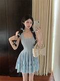 PICSGIRL  -  2024 New Female Clothing Woman Clothe Women Dress Evening Party Elegant Dresses Prom Dress Summer Hollowed Out Casual Tank Dress