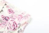 PICSGIRL  -  Sweet 2Piece Set Women Flower Print Single-Breasted Metal Buckle Wrap Mini Top+Patchwork Lace Folds Skirt Matching Suits