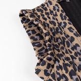 PICSGIRL  -  Summer Elegant Women's Leopard Vest Jacket 2024 New Casual Fashion Classic Sleeveless Short Loose Vest Top