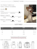 PICSGIRL  -  Beach Party Two-Piece Set See Through Scarf Mini Wrap Top Mesh Irregular Hem+Multi-Pleated Bottoms Matching Pretty Suits