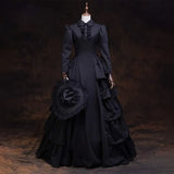 PICSGIRL  -  Halloween Costumes for Women Medieval Victorian Dress Halloween Renaissance Gothic Lace Queen Princess Dress