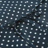 PICSGIRL  -  Fashion Dot Print Lace Trim V-Neck Women Elegant Dresses Summer Causal Design Trendy Frocks