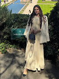 PICSGIRL  -  Chic Patchwork Pleated Dress Women O-neck Sleeveless A-line Ankle-length Dresses Female 2025 Spring Summer Minimalism Lady Robe