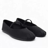 PICSGIRL  -  Designer Women Mary Jane Shoes Soft Sole Casual Outdoor Autumn High Quality Silk Shallow Ladies Ballet Flats Zapatos Mujer