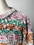 PICSGIRL  -  Sequin Colorful Multicolor Pullover 2024 Winter Women Chic Crop Sweater Jumper Niche Design