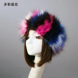 PICSGIRL  -  Winter Thick Furry Hairband Fluffy Russian Faux Fur Women Girl Fur Headband Hat Winter Outdoor Earwarmer Ski Hats Hot