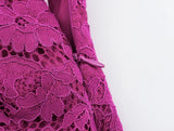 PICSGIRL  -  High-end lace short suspender dress for women summer new French style pure desire sexy backless A-line skirt