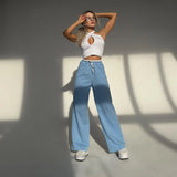 PICSGIRL -  Fashion Spice Girl Contrast Color Trousers Women Pants 2024 Summer New Comfortable Loose Waist Casual Pants Women Clothing