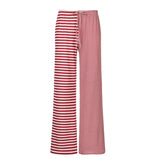 PICSGIRL  -  Y2K American Striped Loose Casual Pants Women Low Rise Lacing Straight Leg Pants Female Autumn Winter Street New Trousers