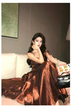 PICSGIRL  -  Vintage Long Dress Women Party Prom Sexy Spaghetti Strap Maxi Dresses Elegant Ruffles Robe Summer Korean Bodycon Vestidos