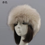 PICSGIRL  -  Winter Thick Furry Hairband Fluffy Russian Faux Fur Women Girl Fur Headband Hat Winter Outdoor Earwarmer Ski Hats Hot