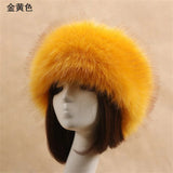 PICSGIRL  -  Winter Thick Furry Hairband Fluffy Russian Faux Fur Women Girl Fur Headband Hat Winter Outdoor Earwarmer Ski Hats Hot