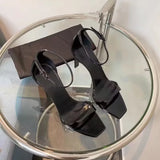 PICSGIRL  -  Summer thin heel peep toe women sandals buckle strap heels