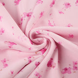 PICSGIRL  -  Spaghetti Strap Flowers Printed Summer Mesh Dress Frill Bow Sweet Holidays Sundress Coquette Clothes Double Layer New