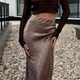 PICSGIRL  -  Fashion Leopard Printing Skirts Personalized Street Sexy Spicy Girls Versatile High Waist Tight Fit Wrapped Hip Skirt