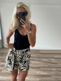 PICSGIRL  -  Women's Clothing 2024 Summer New High Waist Printed Asymmetric Short Skirt Tassel Skirt