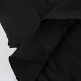 PICSGIRL  -  Black Slim V-Neck Low-Cut Long Sleeve Dresses Sexy Basic Women 2024s New Clothes Tierred Ruched Short Vestido